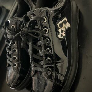Karl Lagerfeld Kids Black Sneakers